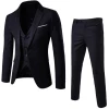The new men's three-piece suit set, a Korean-style slimming and casual wedding dress for grooms and groomsmen, is in vogue Application Scenario
